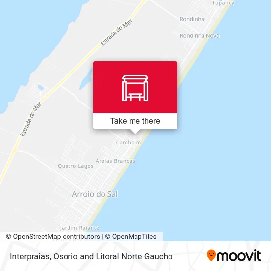 Interpraias map