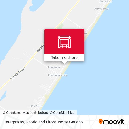 Interpraias map