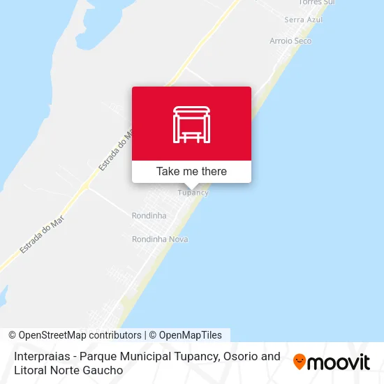 Interpraias - Parque Municipal Tupancy map