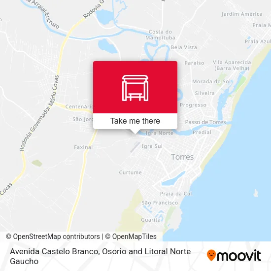 Avenida Castelo Branco map