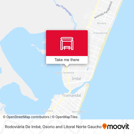 Rodoviária De Imbé map