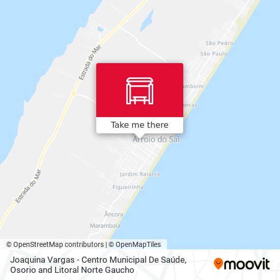 Joaquina Vargas - Centro Municipal De Saúde map