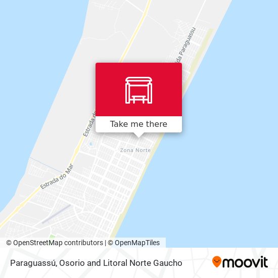Paraguassú map