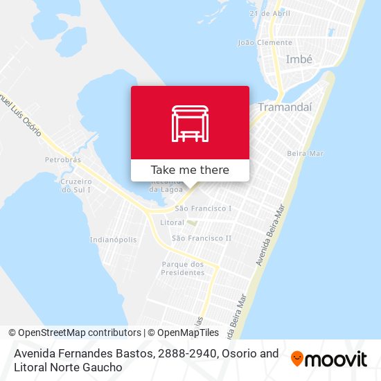 Avenida Fernandes Bastos, 2888-2940 map