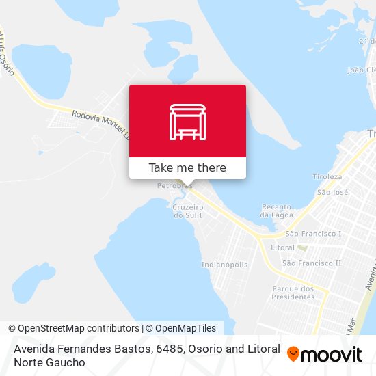 Mapa Avenida Fernandes Bastos, 6485