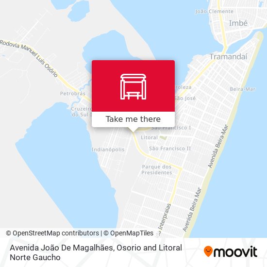 Mapa Avenida João De Magalhães