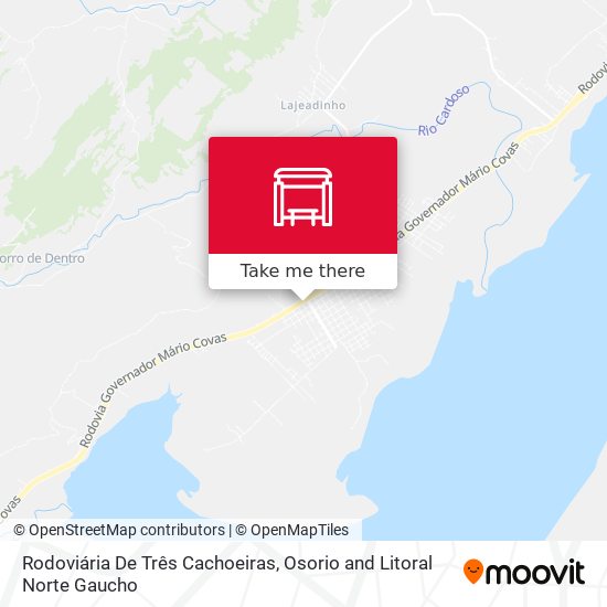 Rodoviária De Três Cachoeiras map