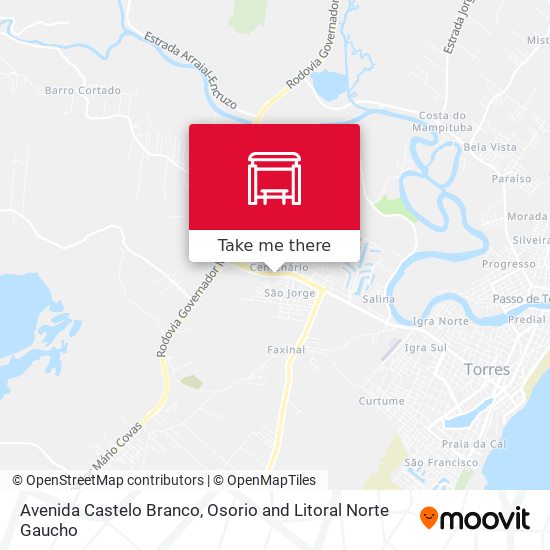 Avenida Castelo Branco map