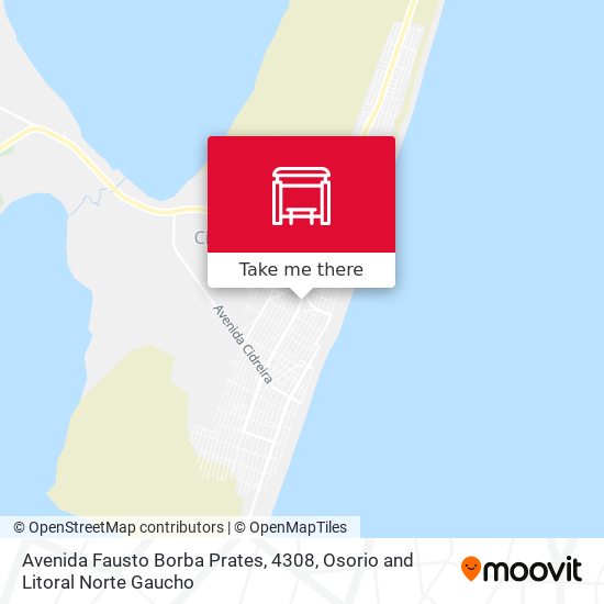 Mapa Avenida Fausto Borba Prates, 4308