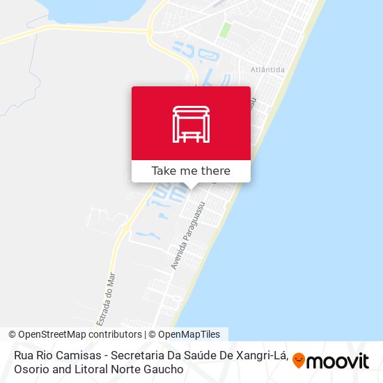 Rua Rio Camisas - Secretaria Da Saúde De Xangri-Lá map