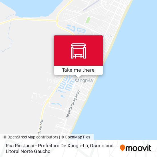 Mapa Rua Rio Jacuí - Prefeitura De Xangri-Lá