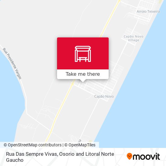 Mapa Rua Das Sempre Vivas