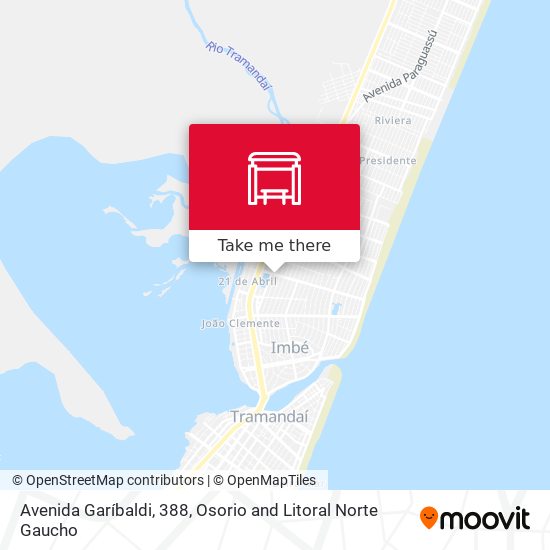 Avenida Garíbaldi, 388 map