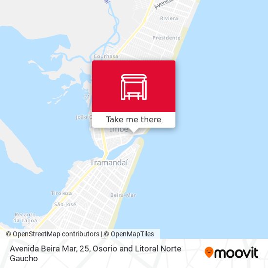 Mapa Avenida Beira Mar, 25