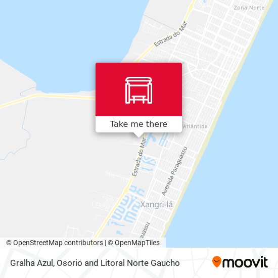 Gralha Azul map