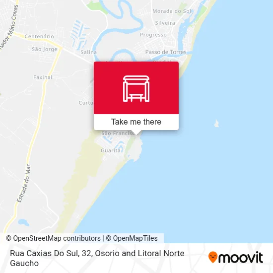 Rua Caxias Do Sul, 32 map