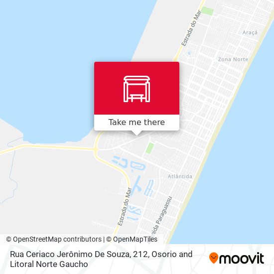 Rua Ceriaco Jerônimo De Souza, 212 map