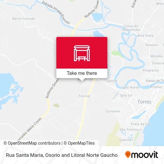 Rua Santa Maria map