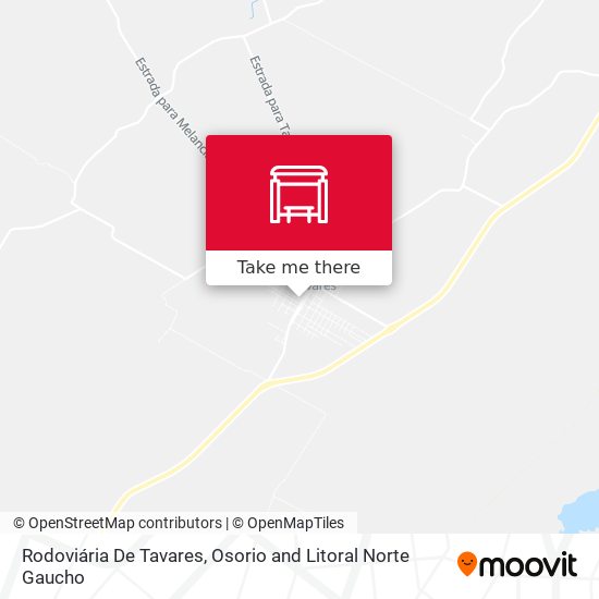 Rodoviária De Tavares map