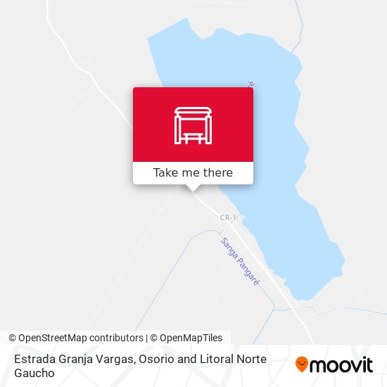 Mapa Estrada Granja Vargas