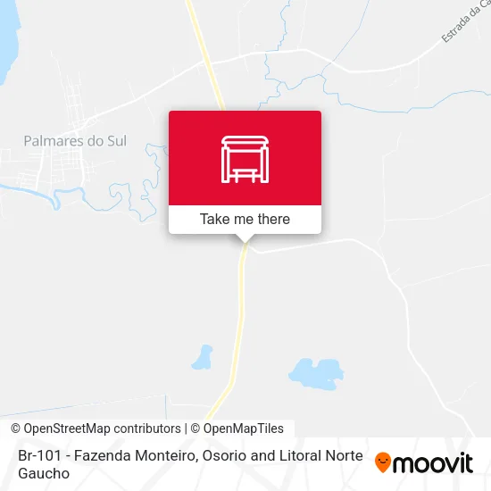 Br-101 - Fazenda Monteiro map