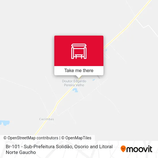 Br-101 - Sub-Prefeitura Solidão map
