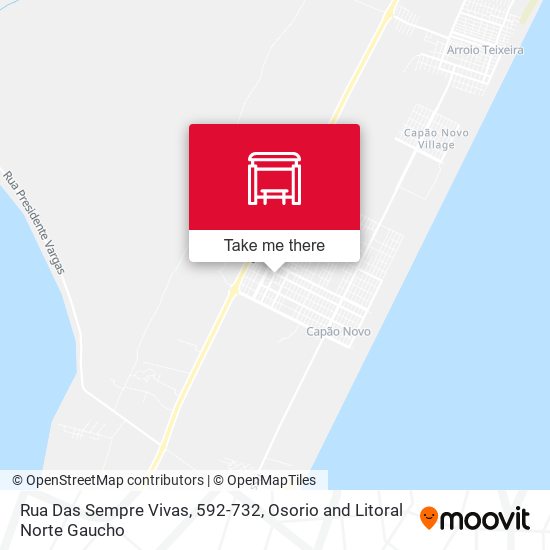 Rua Das Sempre Vivas, 592-732 map