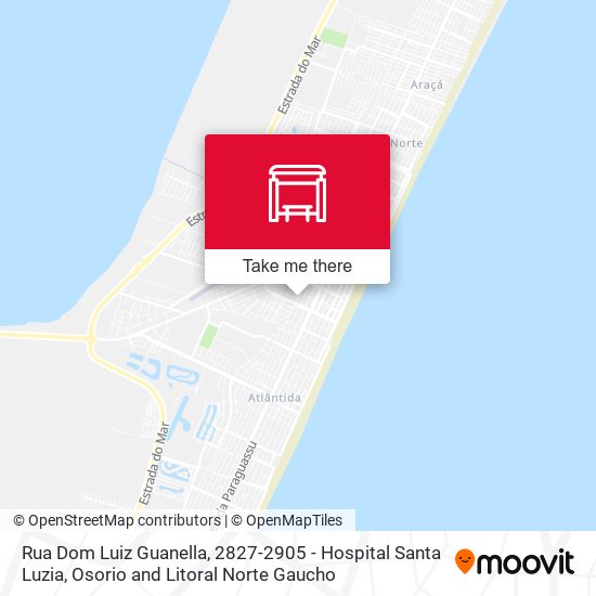 Rua Dom Luiz Guanella, 2827-2905 - Hospital Santa Luzia map