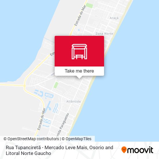 Mapa Rua Tupanciretã - Mercado Leve Mais