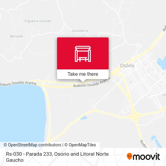 Rs-030 - Parada 233 map
