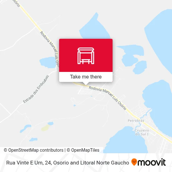 Rua Vinte E Um, 24 map