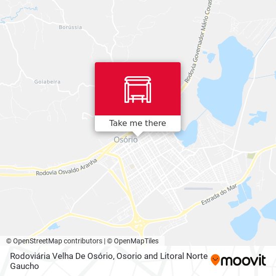 Rodoviária Velha De Osório map