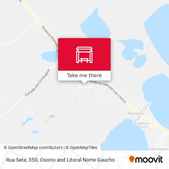 Rua Sete, 350 map