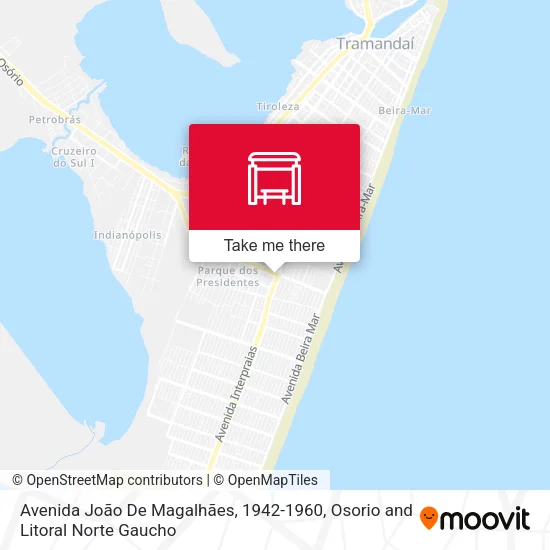 Avenida João De Magalhães, 1942-1960 map