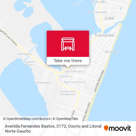 Mapa Avenida Fernandes Bastos, 3172