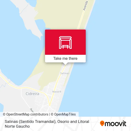 Salinas (Sentido Tramandaí) map