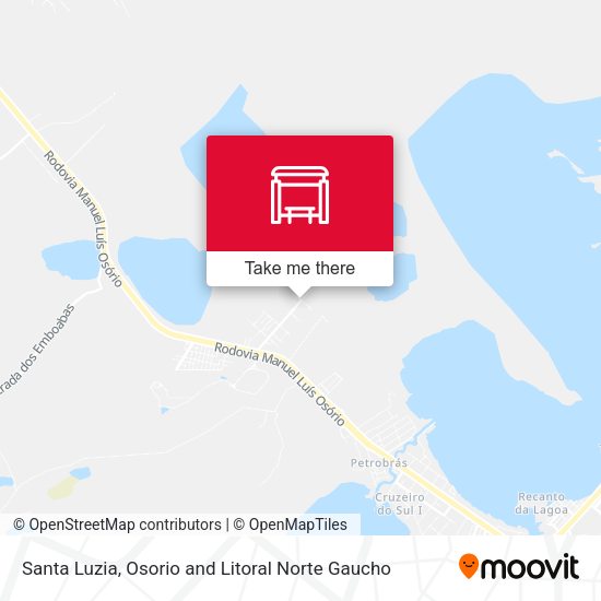 Santa Luzia map
