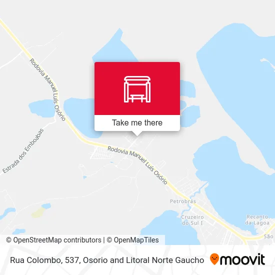 Rua Colombo, 537 map