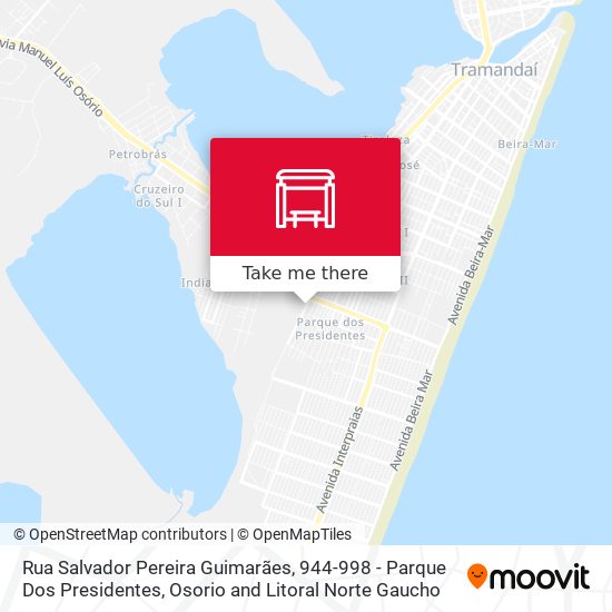 Mapa Rua Salvador Pereira Guimarães, 944-998 - Parque Dos Presidentes