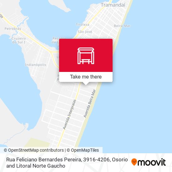 Mapa Rua Feliciano Bernardes Pereira, 3916-4206