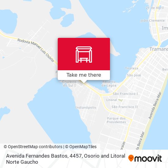 Mapa Avenida Fernandes Bastos, 4457