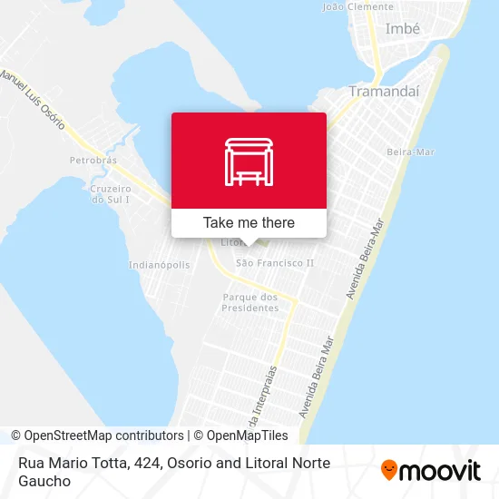 Rua Mario Totta, 424 map
