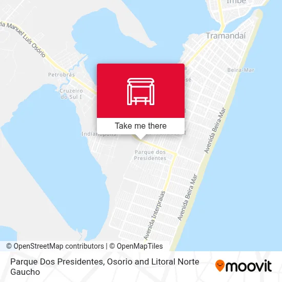 Parque Dos Presidentes map