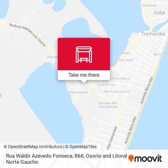 Rua Waldir Azevedo Fonseca, 868 map