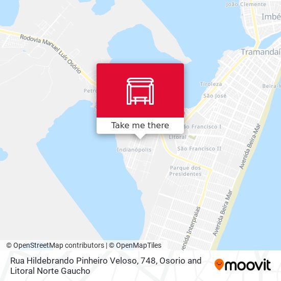 Rua Hildebrando Pinheiro Veloso, 748 map