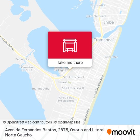 Mapa Avenida Fernandes Bastos, 2875
