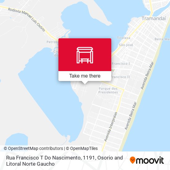 Rua Francisco T Do Nascimento, 1191 map