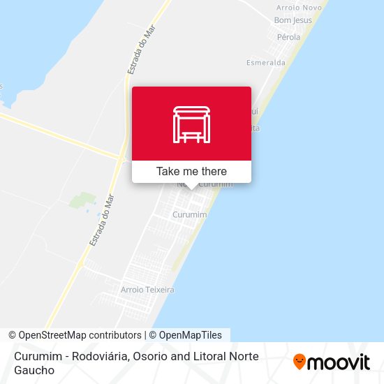 Curumim - Rodoviária map