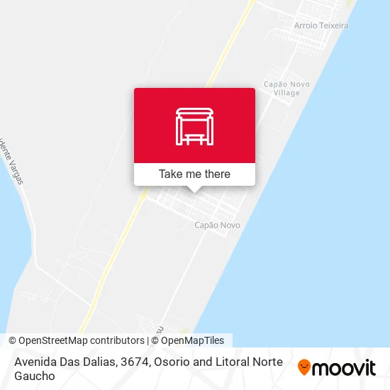 Avenida Das Dalias, 3674 map