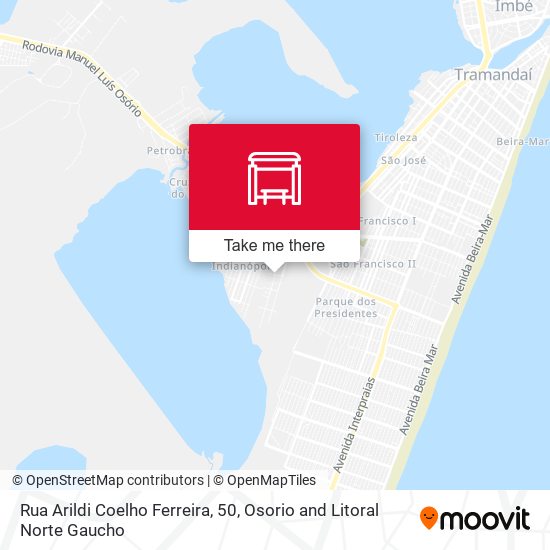 Rua Arildi Coelho Ferreira, 50 map